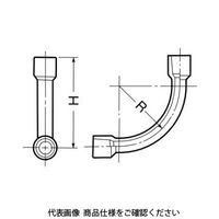 未来工業 ノーマルベンド N-14 1セット（20個）（直送品）
