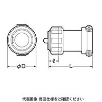 未来工業 TLコネクタ TLK-22 1セット（50個）（直送品）