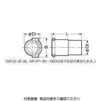未来工業 コンビネーションカップリング MFVE-36 1セット（5個）（直送品）