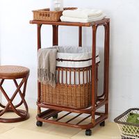 キムラ ラタン ランドリー 幅500×奥行380×高さ850mm Y2281HR 1台（直送品）