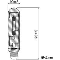 パナソニック ハイカライト 演色本位形高圧ナトリウム灯 高彩度形 直管形 140形 拡散形 色温度2800K E26口金 KHICA140TFHN（直送品）