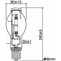 パナソニック ハイカライト 演色本位形高圧ナトリウム灯 高演色形 一般形 250形 拡散形 色温度2500K E39口金 KHICA250FGN（直送品）