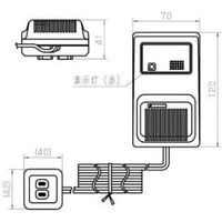 パナソニック 住宅用ガス警報器 ガス当番 都市ガス用 AC100Vコード式・移報接点なし SH12918（直送品）
