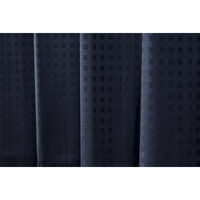 ユニベール 厚地+レースカーテンセット ショット 幅1000×高さ2100mm ネイビー 4548654744186 1セット（4枚入）（直送品）