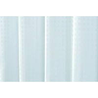 ユニベール 厚地+レースカーテンセット ショット 幅1000×高さ1000mm ターコイズ 4548654744193 1セット（4枚入）（直送品）