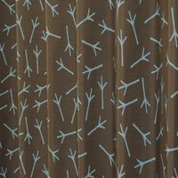 ユニベール 遮光カーテン LMカリヨン 幅1000×高さ2000mm ブラウン 4548654683560  1セット（厚地カーテン2枚）（直送品）