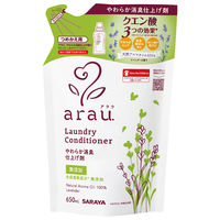 アラウ 衣類のなめらか仕上げ 詰替650mL 1箱（12個入） サラヤ