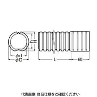 未来工業 パックンレックス クイック 難燃パックンレックス N-PRX-100 1個（直送品）