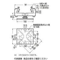 未来工業 H形鋼・C形鋼組み合わせ用 電気亜鉛めっき仕様 SGBK-15 1個（直送品）