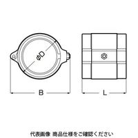 未来工業 ミラレックス用 半割れカップリング MFC-82H 1個（直送品）