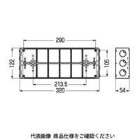 未来工業 結露防止ボックス 埋込スイッチボックス(塗代無) CSW-6N-ODK 1個（直送品）