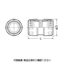 未来工業 ミラレックスF用 カップリング クイック FEC-80A 1個（直送品）