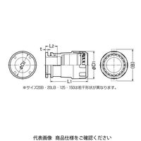 未来工業 ミラレックスF用 コネクタ FEK-100B 1個（直送品）