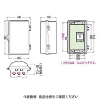 未来工業 ウオルボックス(プラスチック製防雨ボックス) CWB-3PM 1個（直送品）