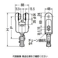 未来工業 レースウェイ用(シングルローラー) CK-75ZZ 1個（直送品）