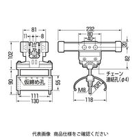未来工業 アルミレール用 ケーブルカッシャー CKA-601 1個（直送品）