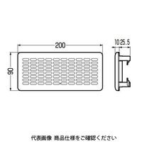 未来工業 換気用らんま VDR-75T 1個（直送品）