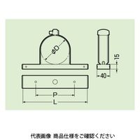 未来工業 鋼管用ポールバンド ステンレス仕様 2個1組 POM-20FS 1組（直送品）