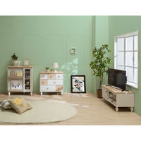 白井産業 フレンチシャビーカフェ ナチュラルフレンチスタイルのテレビ台 幅897×奥行408×高さ434mmホワイト FSC-4590FDNW 1台（直送品）