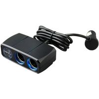 カシムラ 2連セパレートソケット 2リバーシブルUSB自動判定 4.8A KX-203 1個