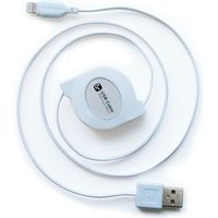 カシムラ USB充電&同期ケーブル リール 80cm LN WH KL-31 1個