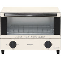 アイリスオーヤマ オーブントースター 幅31×奥行23.5×高さ22cm トースト2枚焼き ホワイト EOT-012-W １台