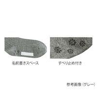大西衣料 名前の書ける靴下(すべり止め付) 婦人用 ベージュ 7-6128-02 1足（直送品）