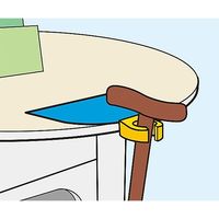 エムズジャパン 杖ホルダー(つえつえほ~) 固定L型タイプ 若草 8-1981-29 1個（直送品）