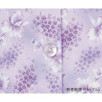 大西衣料 上下別売りパジャマ(婦人用) 大きめボタン上着 サックス L 7-6157-03 1枚（直送品）
