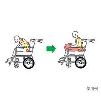 丸井商事 ハバック腕置きクッション(ポジショニングクッション) HB-U 1個 7-5486-01（直送品）