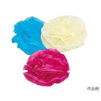 合鹿製紙 お花紙(五色鶴) くろ GT500-7 1冊(500枚) 7-6047-07（直送品）