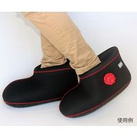 ヘルメット潜水 クロッツ湯たんぽ 足用 ショート M ブラック 7-2145-18 1個（直送品）