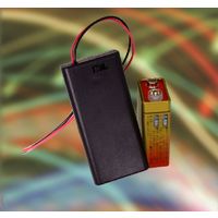 朝日電器 SW付カバー付電池ボックス9V UM-SC006NH 1個