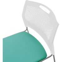 藤沢工業 TOKIO NSB・NSWシリーズ スタッキングチェア NSW-T10 クリアグリーン 1セット（4脚入）（取寄品） 149-2048（取寄品）