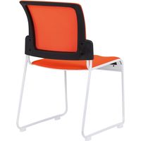 藤沢工業 TOKIO MCRシリーズ スタッキングチェア MCR-2 オレンジ 1セット（4脚入）（取寄品）