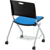 藤沢工業 TOKIO FNCシリーズ ミーティングチェア FNC-K5T クリアブルー 1セット（4脚入）（取寄品）