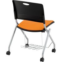 藤沢工業 TOKIO FNCシリーズ ミーティングチェア FNC-K5T オレンジ 1セット（4脚入）（取寄品）