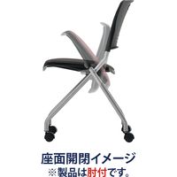 藤沢工業 TOKIO FNCシリーズ ミーティングチェア FNC-K5A ブラック 1セット（4脚入）（取寄品）