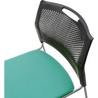 藤沢工業 TOKIO NSB・NSWシリーズ スタッキングチェア NSB-T10 クリアグリーン 1セット（4脚入）（取寄品）