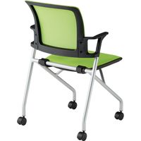 藤沢工業 TOKIO MCNシリーズ ミーティングチェア MCN-3 4脚セット グリーン 1セット（4脚入）（取寄品）