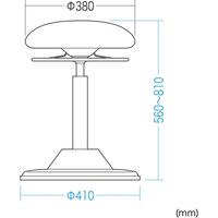 サンワサプライ マルチハイスツール グリーン SNC-HS2G 1脚（直送品）