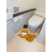 明邦 豆しばトイレマット 茶 MEIHO_ME69（直送品）