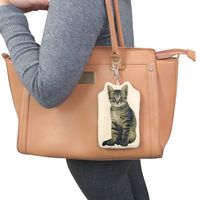 明邦 ねこのプリントリールパスケース キジトラ MEIHO_ME141（直送品）