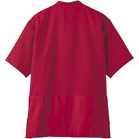 セロリー 半袖スモック（ユニセックス） レッド 4L 64033（直送品）