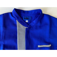 セロリー 半袖スモック（ユニセックス） ブルー M 64032（直送品）