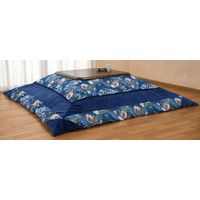 宮地商事 ベロアパッチワークこたつ布団カバーワイン 205×285cm a1423720 1枚