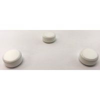 サンケーキコム 強力+両面ピタマグネット18mm 白 PMR18ー3PーW 1セット(30個:3個×10パック)