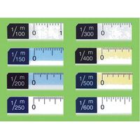 シンワ測定 折りたたみ縮尺スケール8面 15cm 052338 1個