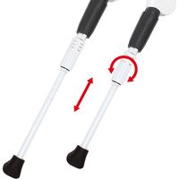 リンエイ 取付可変式アルミアジャスタブルスタンド ホワイト CD-160X（直送品）