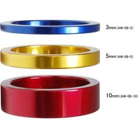 リンエイ OSカラーヘッドスペーサー 10 ブラック AW-08-10（直送品）